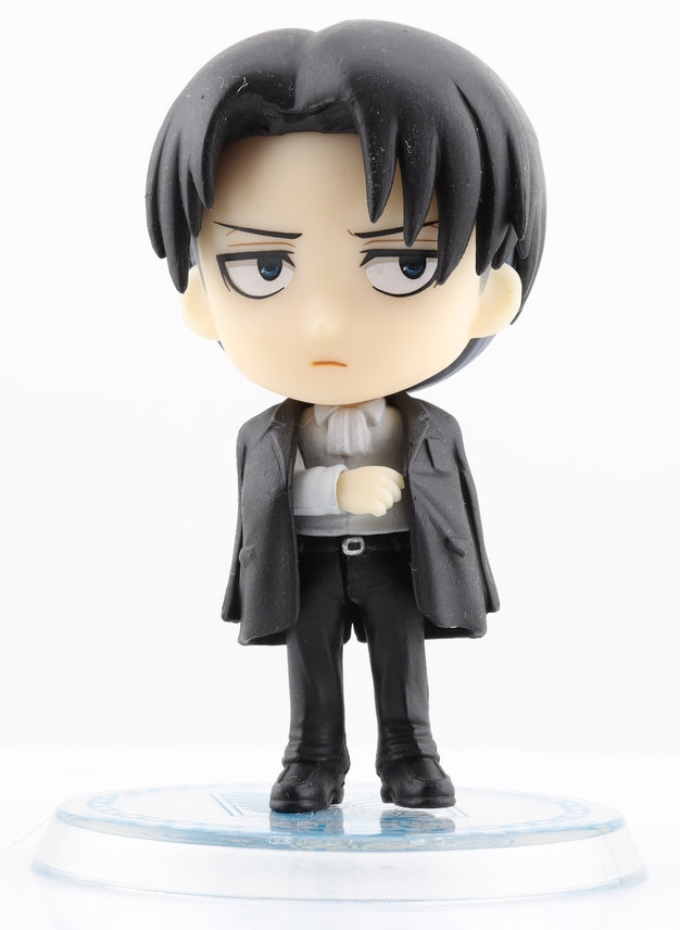 Attack on Titan Figurine - Ichiban Kuji Attack to Freedom Chibi Kyun Chara E Prize: Levi Ackermann (Levi) - Cherden's Doujinshi Shop - 1