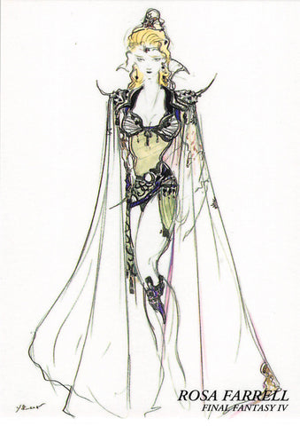 Final Fantasy Art Museum Trading Card - #031 Normal Art Museum Rosa Farrell (Final Fantasy IV) (Rosa) - Cherden's Doujinshi Shop - 1