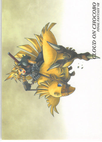 Final Fantasy Art Museum Trading Card - #059 Normal Art Museum Cloud on Chocobo (Final Fantasy VII) (Cloud) - Cherden's Doujinshi Shop - 1