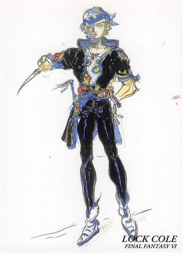 Final Fantasy Art Museum Trading Card - #335 Normal Art Museum Lock Cole (Final Fantasy VI) (Locke) - Cherden's Doujinshi Shop - 1