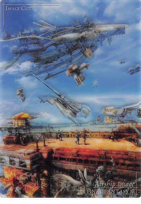 Final Fantasy Art Museum Trading Card - Art Museum Final Fantasy XII Premium Edition: P-014 Normal Airship Image Cut (Airship) - Cherden's Doujinshi Shop - 1