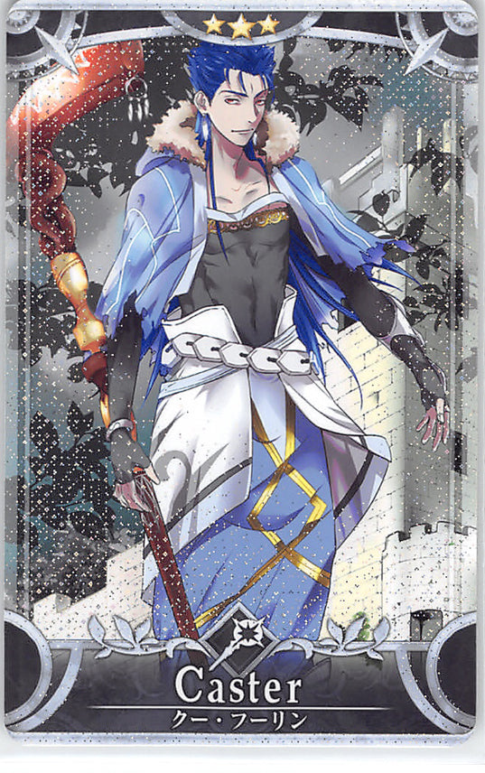 Fate/Grand Order Trading Card - Caster: Cu Chulainn (Stage 3 / Fatal) 3 Star Arcade (HOLO) (Cu Chulainn (Fate/Grand Order)) - Cherden's Doujinshi Shop - 1