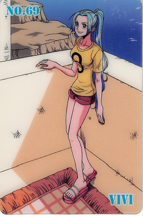 One Piece Trading Card - No.69 Normal Gumi New King of Pirates Gummy Card Part 1: Vivi (Nefeltari Vivi) - Cherden's Doujinshi Shop - 1
