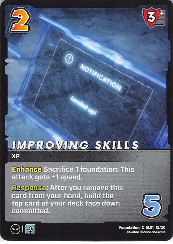 Solo Leveling Trading Card - SL01 15/20 C UniVersus Improving Skills (Improving Skills) - Cherden's Doujinshi Shop - 1