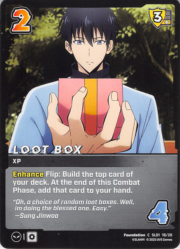 Solo Leveling Trading Card - SL01 18/20 C UniVersus Loot Box (Sung Jinwoo) - Cherden's Doujinshi Shop - 1