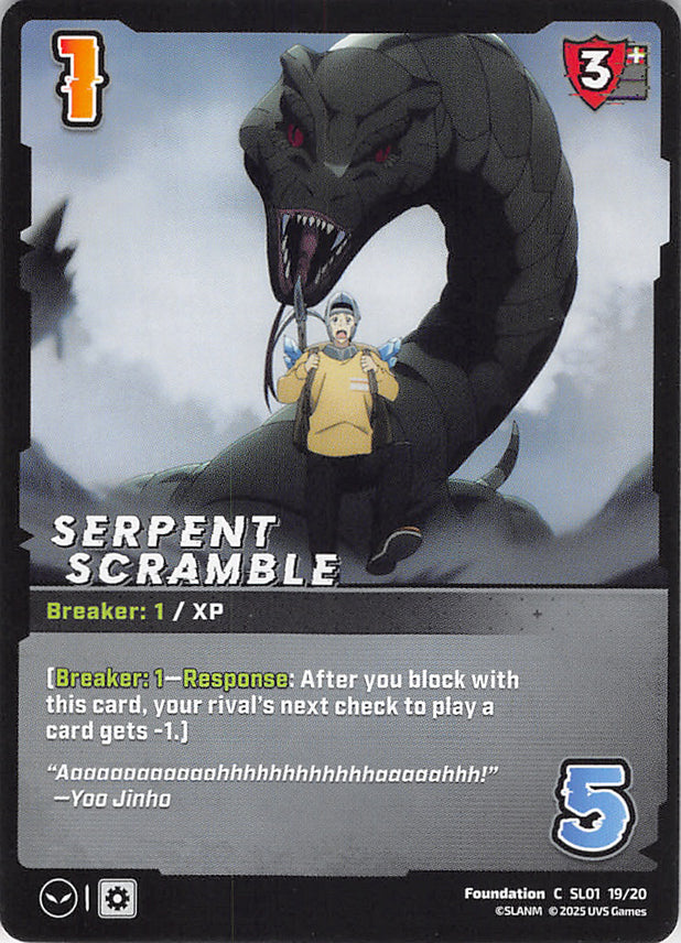 Solo Leveling Trading Card - SL01 19/20 C UniVersus Serpent Scramble (Yoo Jinho) - Cherden's Doujinshi Shop - 1