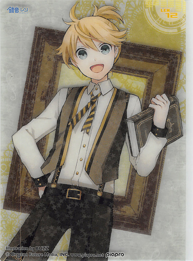 Vocaloid Trading Card - LEN 12 (HOLO) Clear Card Collection Len Kagamine (Collection 2) (Len Kagamine) - Cherden's Doujinshi Shop - 1