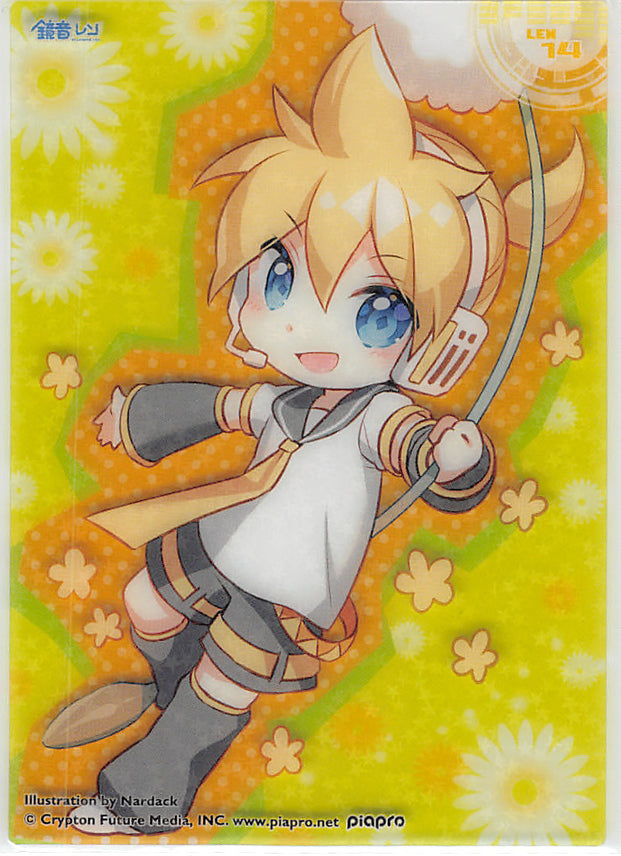 Vocaloid Trading Card - LEN 14 (HOLO) Clear Card Collection Len Kagamine (Collection 2) (Len Kagamine) - Cherden's Doujinshi Shop - 1