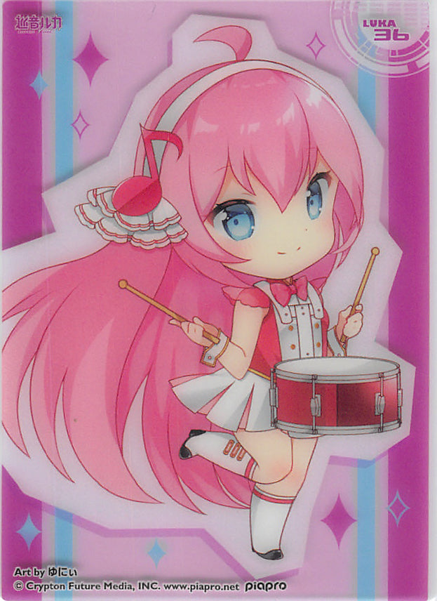 Vocaloid Trading Card - LUKA 36 (HOLO) Clear Card Collection Luka Megurine (Collection 6) (Luka Megurine) - Cherden's Doujinshi Shop - 1