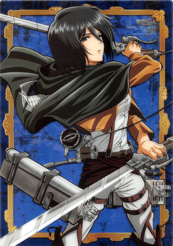 Attack on Titan Pencil Board - Animage October 2013 Edition Bonus B5 Clear Shitajiki: Mikasa Ackerman (Mikasa Ackerman) - Cherden's Doujinshi Shop - 1