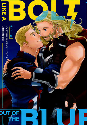 Avengers Doujinshi - Like a BOLT Out of the BLUE (Steve x Thor) - Cherden's Doujinshi Shop - 1