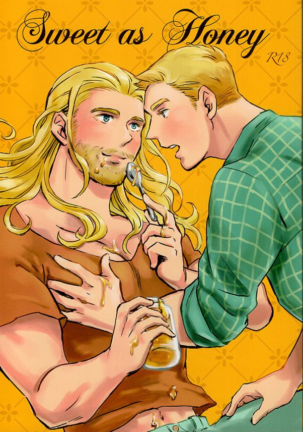 Avengers Doujinshi - Sweet as Honey (Steve x Thor) - Cherden's Doujinshi Shop - 1