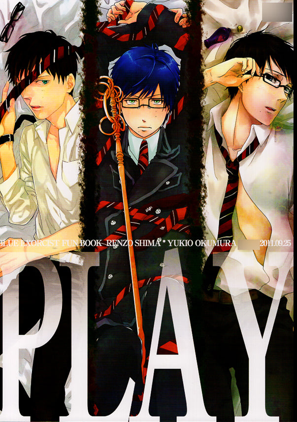 Blue Exorcist Doujinshi - PLAY (Renzo x Yukio) - Cherden's Doujinshi Shop - 1