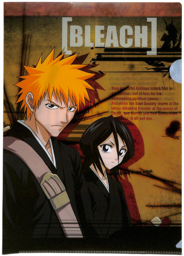 Bleach Clear File - A4 Clear File Movic 1204A Ichigo Kurosaki and Rukia Kuchiki (Ichigo Kurosaki) - Cherden's Doujinshi Shop - 1