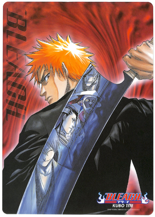 Bleach Pencil Board - Jump Festa 2004 Ichigo Kurosaki Shitajiki and Kon Sticker JF04 (Ichigo Kurosaki) - Cherden's Doujinshi Shop - 1