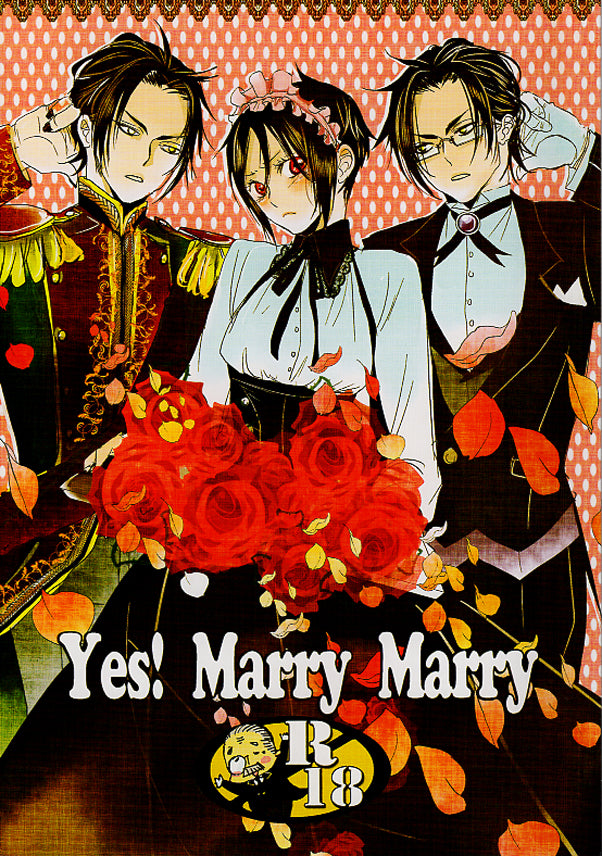 Black Butler Doujinshi - Yes! Marry Marry (Claude x Sebastian) - Cherden's Doujinshi Shop - 1