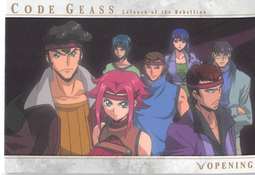 Code Geass: Lelouch of the Rebellion Trading Card - 021 Carddass Masters Opening - The Black Knights (Kallen) - Cherden's Doujinshi Shop - 1