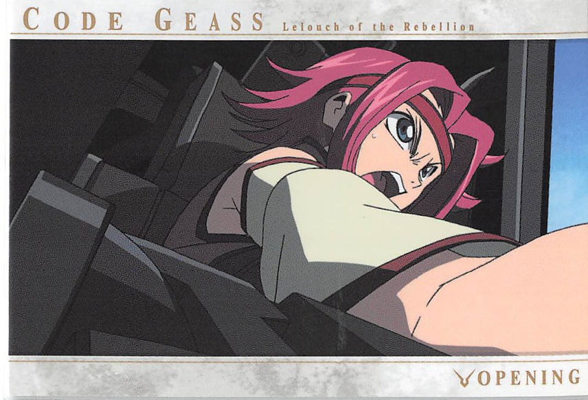 Code Geass: Lelouch of the Rebellion Trading Card - 025 Carddass Masters Opening - Kallen (Kallen) - Cherden's Doujinshi Shop - 1