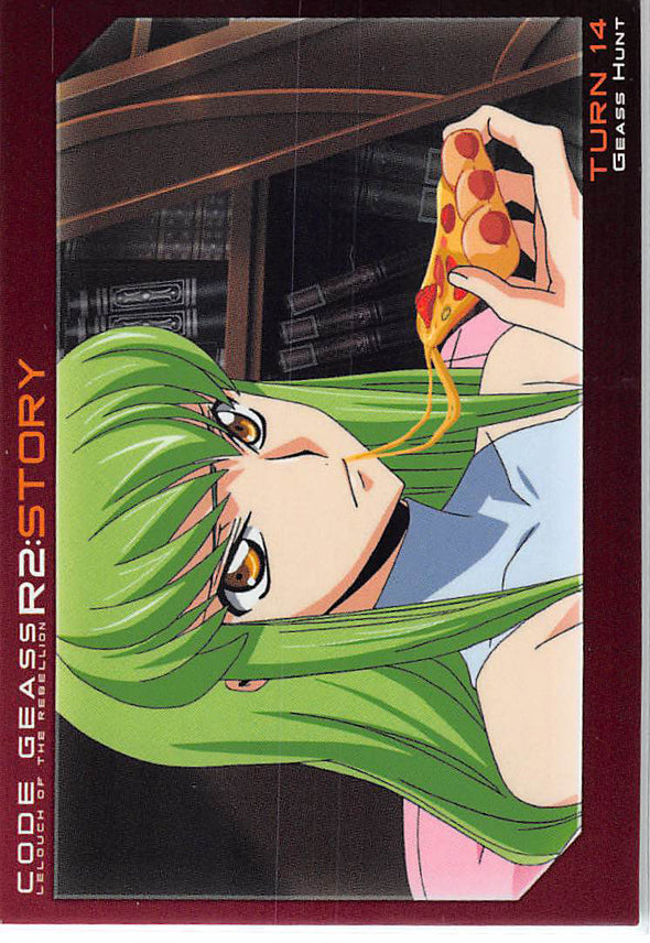 Code Geass: Lelouch of the Rebellion Trading Card - 102 Carddass Masters R2 2nd Turn: Story: Turn 14 Geass Hunt (C.C.) - Cherden's Doujinshi Shop - 1