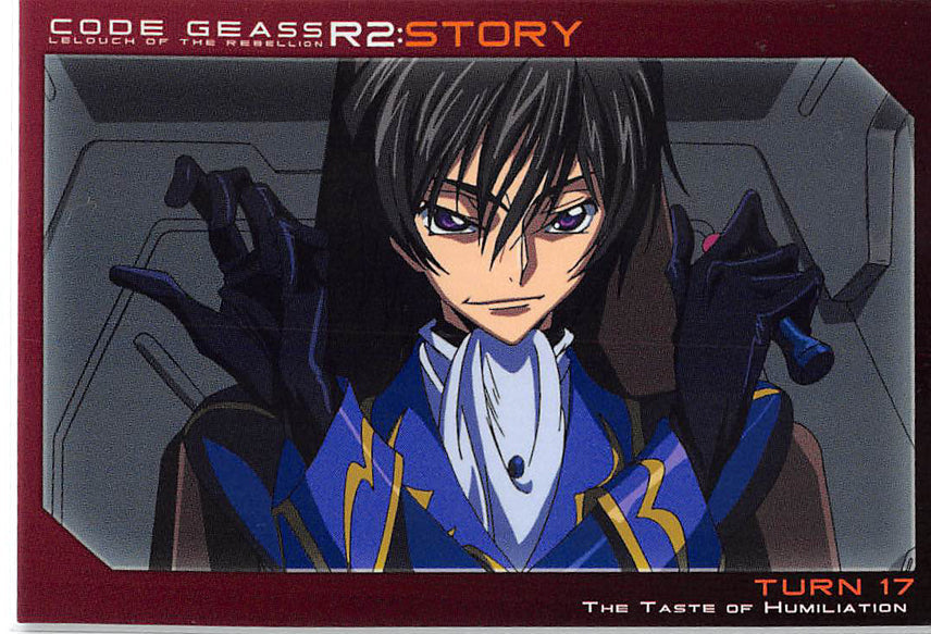 Code Geass: Lelouch of the Rebellion Trading Card - 109 Carddass Masters R2 2nd Turn: Story: Turn 17 The Taste of Humiliation (Lelouch) - Cherden's Doujinshi Shop - 1