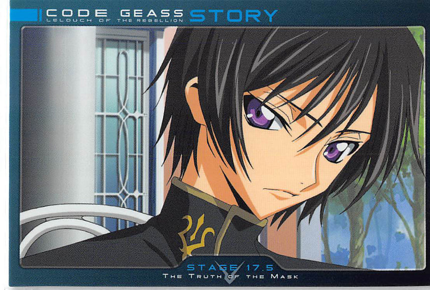 Code Geass: Lelouch of the Rebellion Trading Card - 110 Carddass Masters 2nd: Story: Stage 17.5 / The Truth of the Mask (Lelouch) - Cherden's Doujinshi Shop - 1