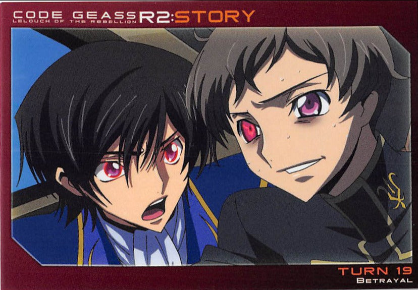 Code Geass: Lelouch of the Rebellion Trading Card - 113 Carddass Masters R2 2nd Turn: Story: Turn 19 Betrayal (Rolo Lamperouge) - Cherden's Doujinshi Shop - 1