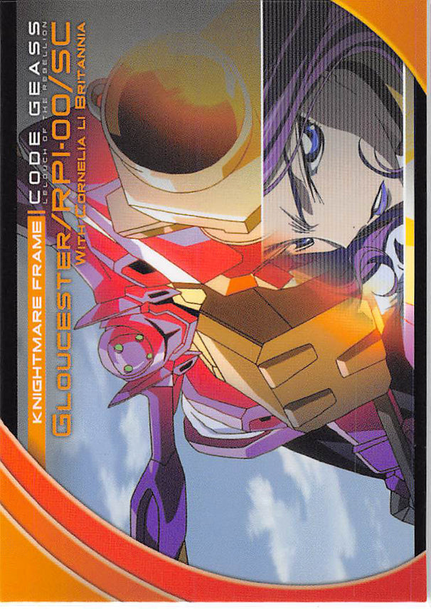 Code Geass: Lelouch of the Rebellion Trading Card - Carddass Masters 2nd 077 Gloucester / RPI-00 / SC with Cornelia Li Britannia (Gloucester) - Cherden's Doujinshi Shop - 1