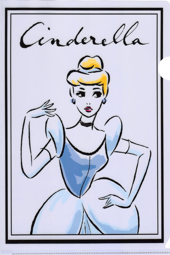 Disney Clear File - Japan Post Disney Princess Limited Edition Type A: Cinderella (Cinderella) - Cherden's Doujinshi Shop - 1