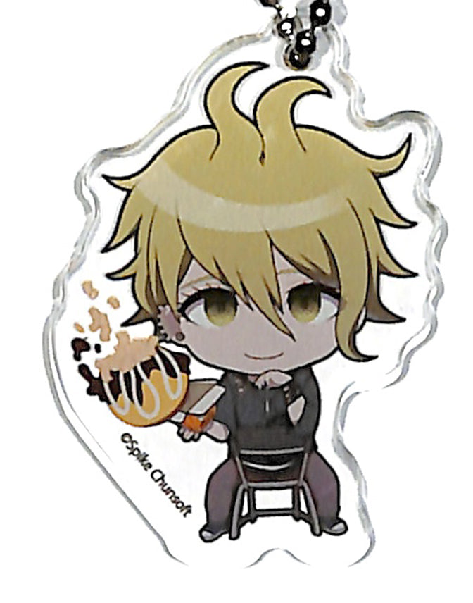 Danganronpa Strap - Bakudanyaki Honpo Trading Acrylic Ball Chain Rantaro Amami (Rantaro Amami) - Cherden's Doujinshi Shop - 1