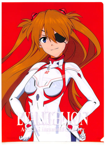 Neon Genesis Evangelion Clear File - Ichiban Kuji Prize G Evangelion 13 Awaken! A4 Clear File Asuka Shikinami Langley White Plug Suit (Asuka Shikinami Langley) - Cherden's Doujinshi Shop - 1