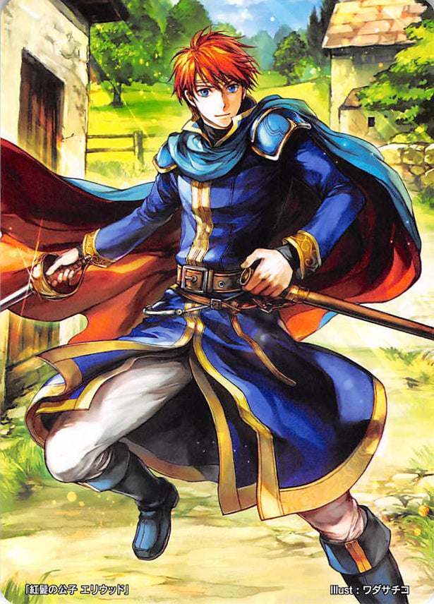 Fire Emblem 0 (Cipher) Trading Card - Marker Card: Eliwood Flaming-Haired Prince - 8/2018 Prize (Eliwood) - Cherden's Doujinshi Shop - 1