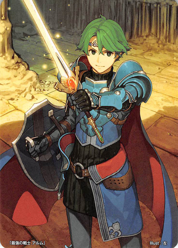 Fire Emblem 0 (Cipher) Trading Card - Marker Card: Alm Strongest Warrior - 6/2017 Prize (Alm) - Cherden's Doujinshi Shop - 1