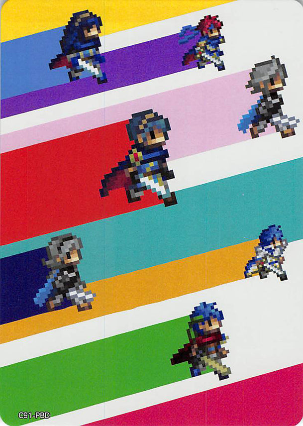 Fire Emblem 0 (Cipher) Trading Card - Marker Card: C91-PBD B08 Box Card - Character Sprites (FOIL) Fire Emblem (0) Cipher (Lucina) - Cherden's Doujinshi Shop - 1