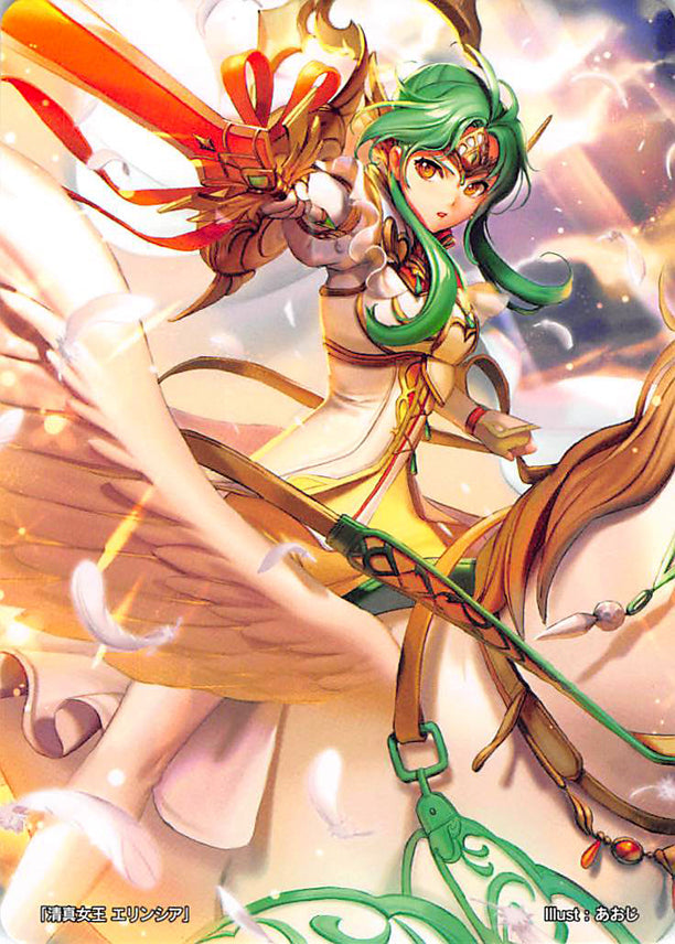 Fire Emblem 0 (Cipher) Trading Card - Marker Card: Elincia The Esteemed Queen - CM91 Player's Box Character Set Card (Elincia) - Cherden's Doujinshi Shop - 1