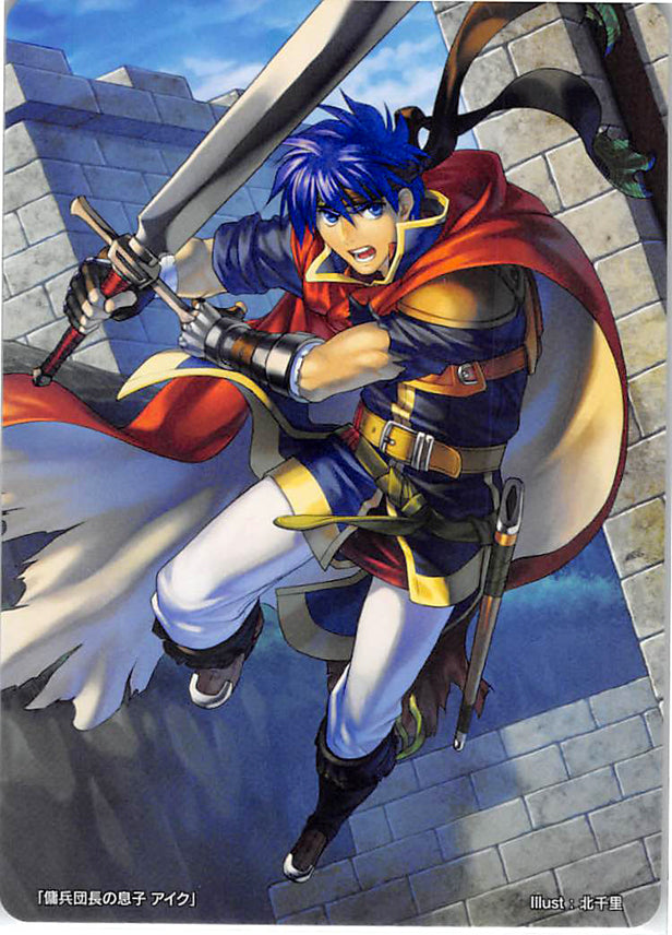 Fire Emblem 0 (Cipher) Trading Card - Marker Card: Ike The Son of the Mercenaries Commander - 11/2018 Prize (Ike (Fire Emblem)) - Cherden's Doujinshi Shop - 1