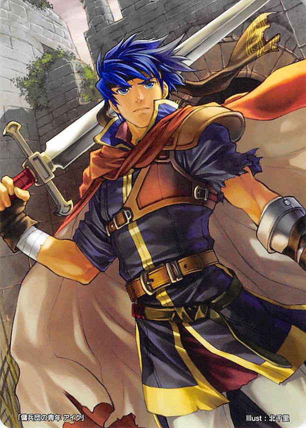 Fire Emblem 0 (Cipher) Trading Card - Marker Card: Ike Young Mercenary - 2/2016 Prize (Ike) - Cherden's Doujinshi Shop - 1
