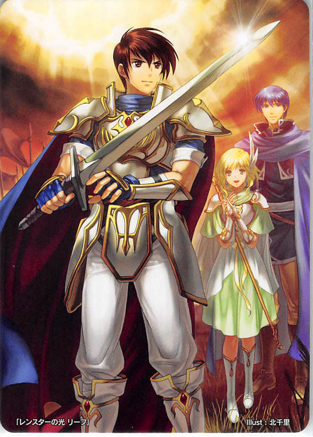 Fire Emblem 0 (Cipher) Trading Card - Marker Card: Leif The Light of Leonster - 2/2019 Prize (Leif Faris Claus) - Cherden's Doujinshi Shop - 1