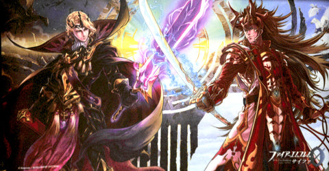 Fire Emblem 0 (Cipher) Playmat - Older Brothers Version CM91 Exclusive Playmat: Ryoma Vs Xander (Xander) - Cherden's Doujinshi Shop - 1