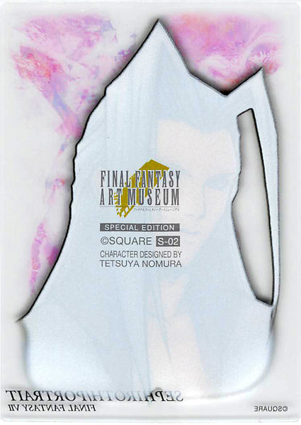 Final Fantasy 7 Trading Card - Final Fantasy Art Museum 7-Eleven Special  Edition Part 1 S-02 Sephiroth / Portrait (Sephiroth)