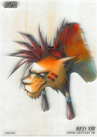 Final Fantasy 7 Trading Card - C-04 Red XIII Final Fantasy Art Museum Coca-Cola Edition (Red XIII) - Cherden's Doujinshi Shop - 1