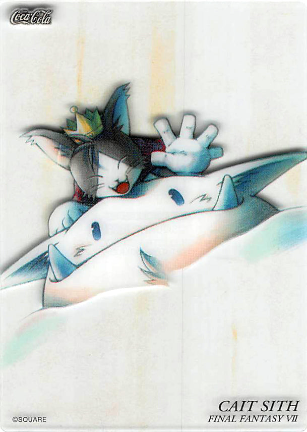 Final Fantasy 7 Trading Card - C-07 Cait Sith Final Fantasy Art Museum Coca-Cola Edition (Cait Sith) - Cherden's Doujinshi Shop - 1