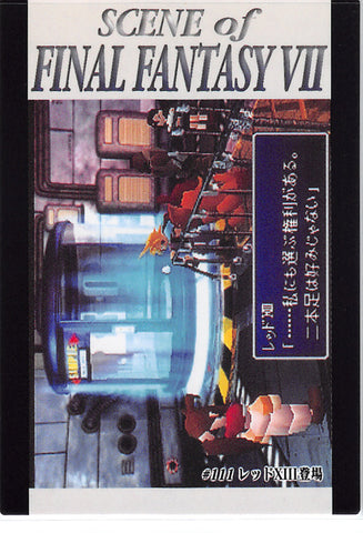 Final Fantasy 7 Trading Card - #111 Carddass Masters Red XIII's Debut (Red XIII) - Cherden's Doujinshi Shop - 1