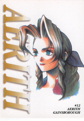 Final Fantasy 7 Trading Card - #12 Carddass Masters Aerith Gainsborough (Aerith Gainsborough) - Cherden's Doujinshi Shop - 1
