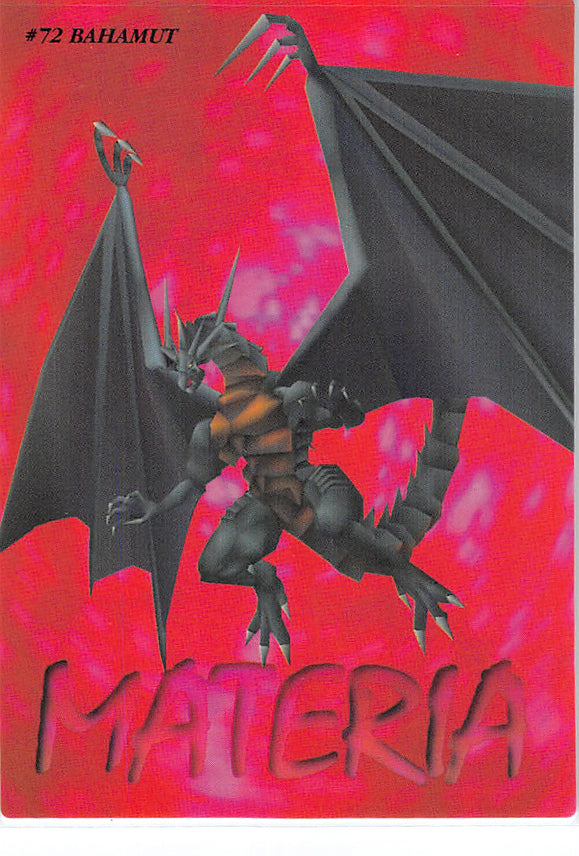 Final Fantasy 7 Trading Card - #72 Carddass Masters Bahamut (Bahamut) - Cherden's Doujinshi Shop - 1