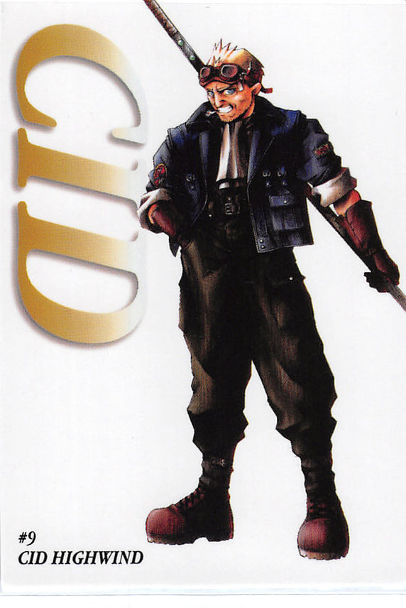 Final Fantasy 7 Trading Card - #9 Carddass Masters Cid Highwind (Cid Highwind) - Cherden's Doujinshi Shop - 1