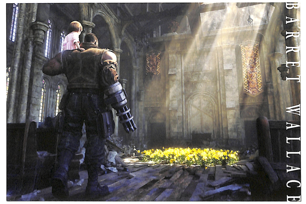 Final Fantasy 7 Postcard - Final Fantasy VII Remake Image Art Post Card Barret Wallace (Barret Wallace) - Cherden's Doujinshi Shop - 1