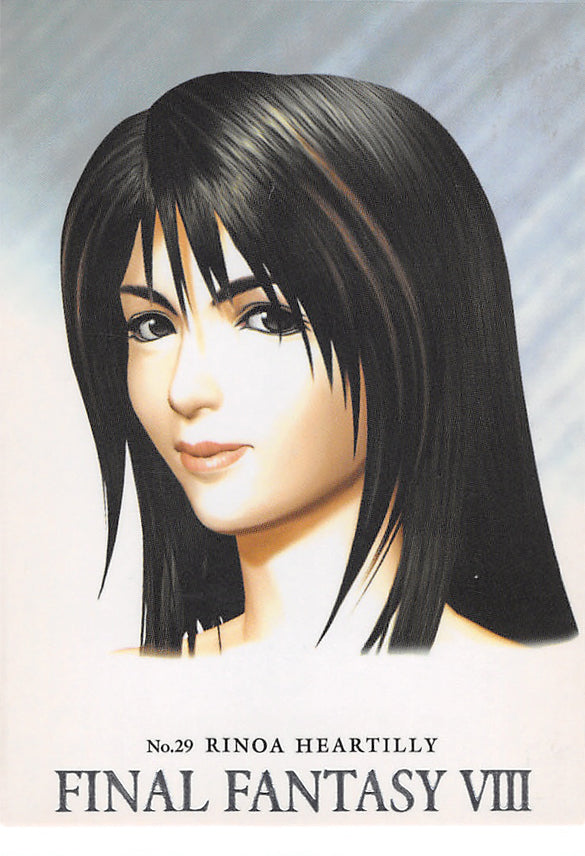 Final Fantasy 8 Trading Card - Visual Perfect Collection 29 Special Carddass Masters Triple Triad (SILVER FOIL SCRIPT) Rinoa Heartilly (Rinoa Heartilly) - Cherden's Doujinshi Shop - 1