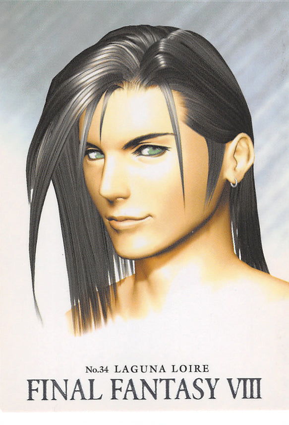 Final Fantasy 8 Trading Card - Visual Perfect Collection 34 Special Carddass Masters Triple Triad (SILVER FOIL SCRIPT) Laguna Loire (Laguna Loire) - Cherden's Doujinshi Shop - 1