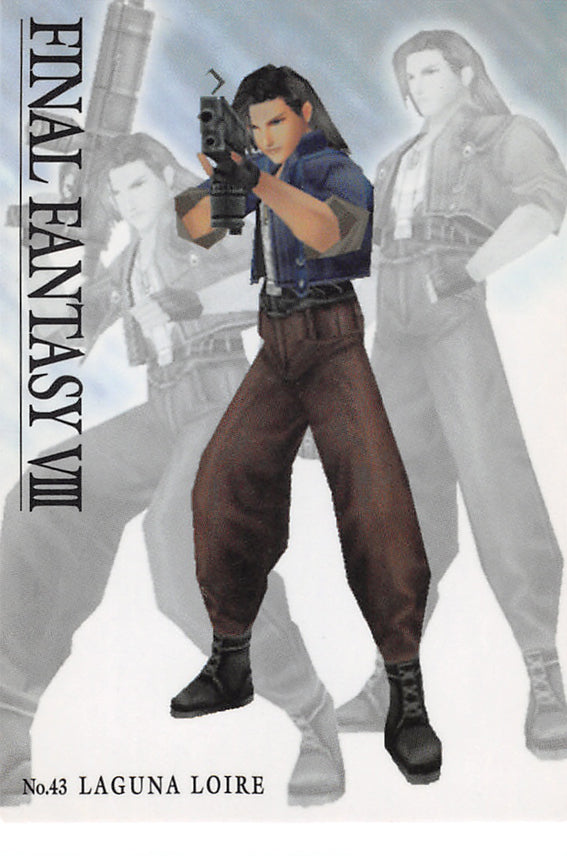 Final Fantasy 8 Trading Card - Visual Perfect Collection 43 Normal Carddass Masters Triple Triad Laguna Loire (Laguna Loire) - Cherden's Doujinshi Shop - 1