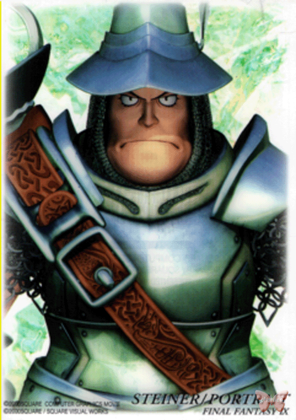 Final Fantasy 9 Trading Card - Final Fantasy Art Museum 7-11 Special Edition Part 1 S-17 Steiner / Portrait (Steiner) - Cherden's Doujinshi Shop - 1